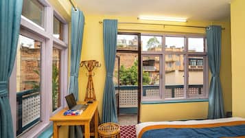 Down duvets, pillow-top beds, individually decorated