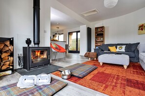 تلفزيون، مدفأة