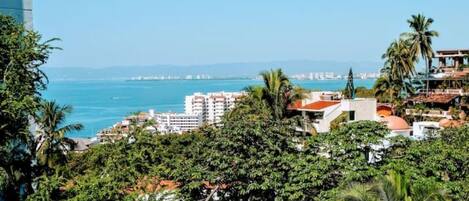 Blick von der Unterkunft