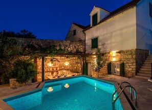 House | Exterior - Holiday Houses, Villas Vjerocka - With Pool (Nerezise)