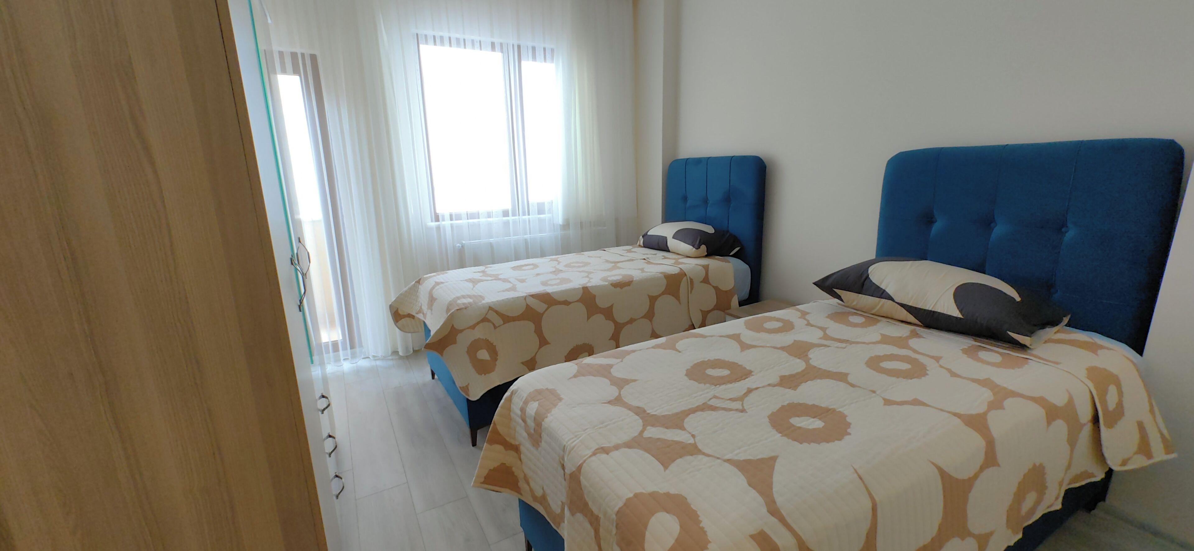 classic apartment | desk, blackout curtains, soundproofing, iron/ironing board