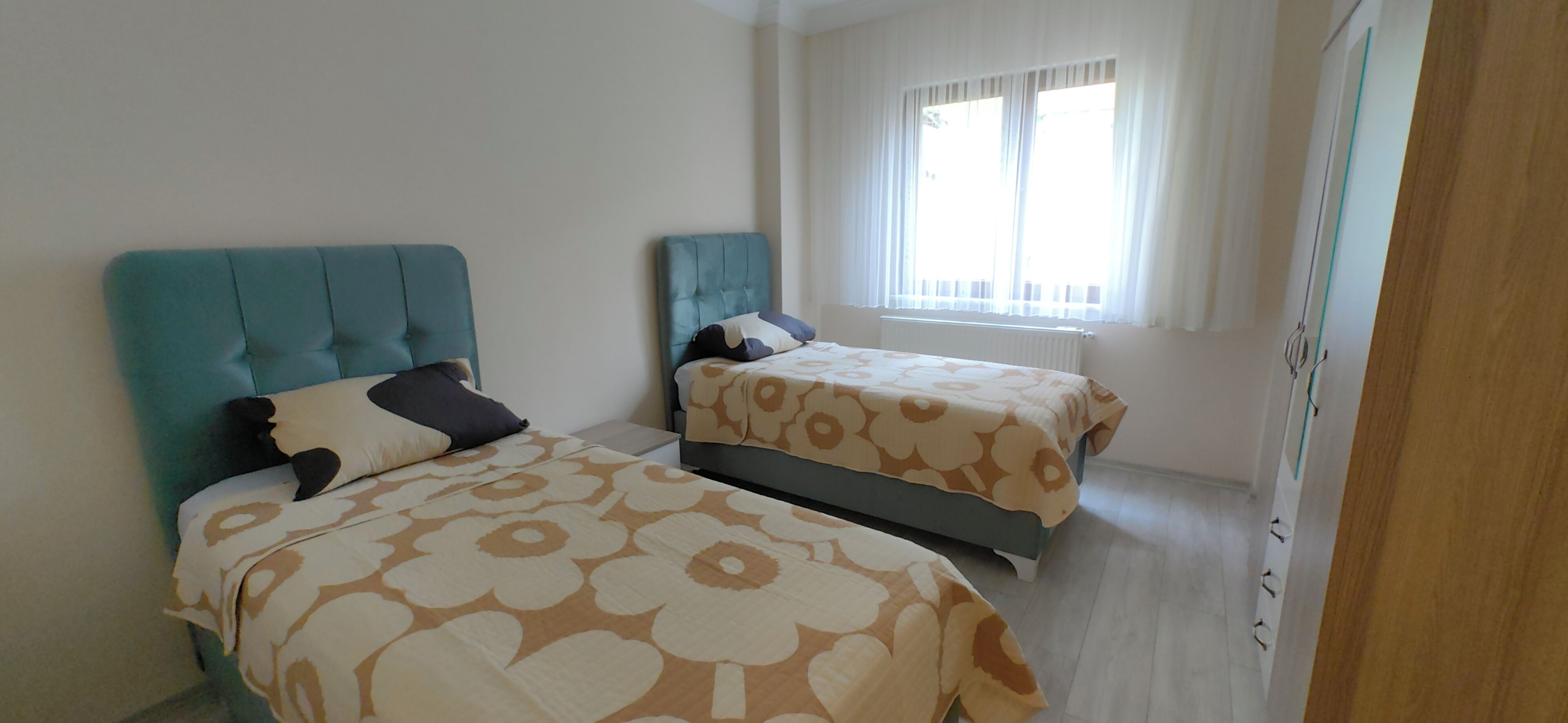 classic apartment | desk, blackout curtains, soundproofing, iron/ironing board