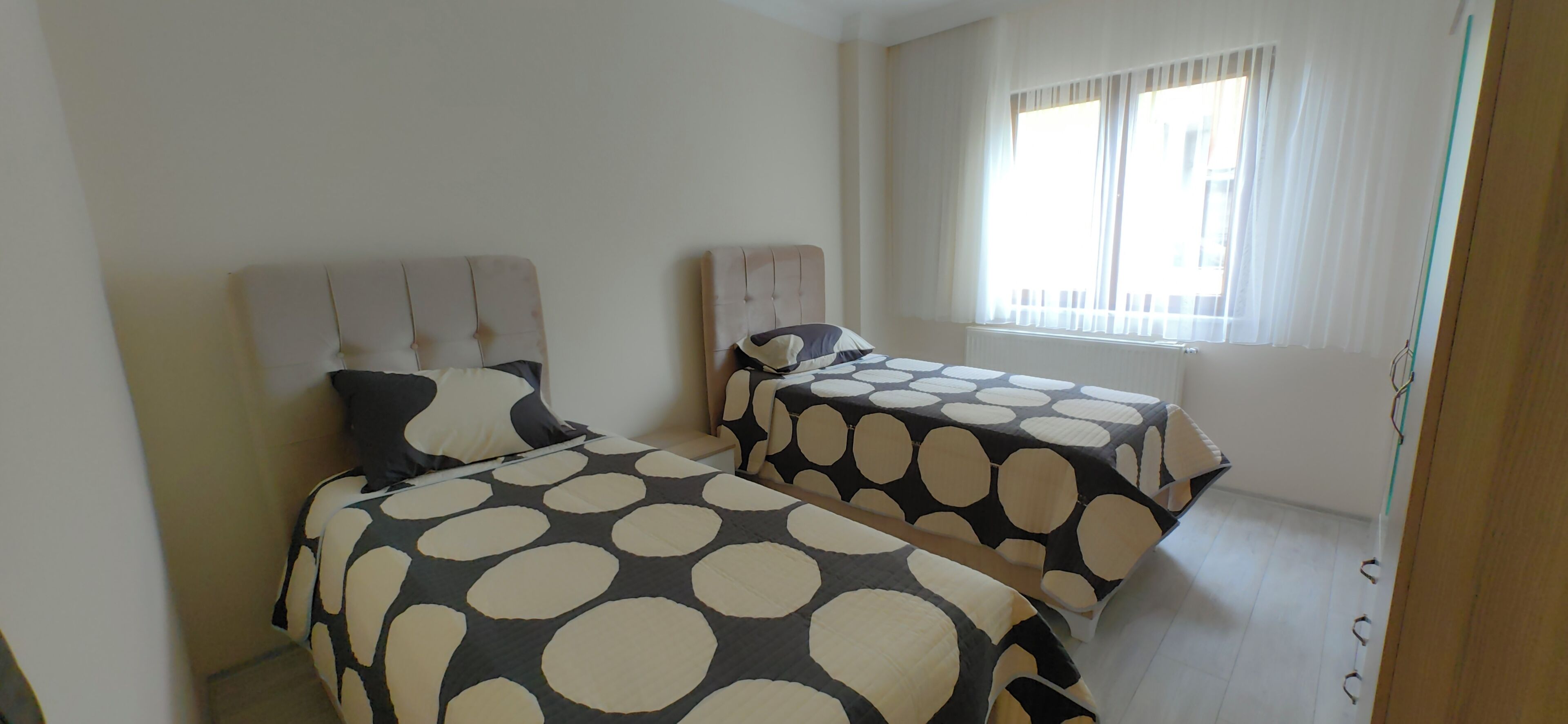 classic apartment | desk, blackout curtains, soundproofing, iron/ironing board