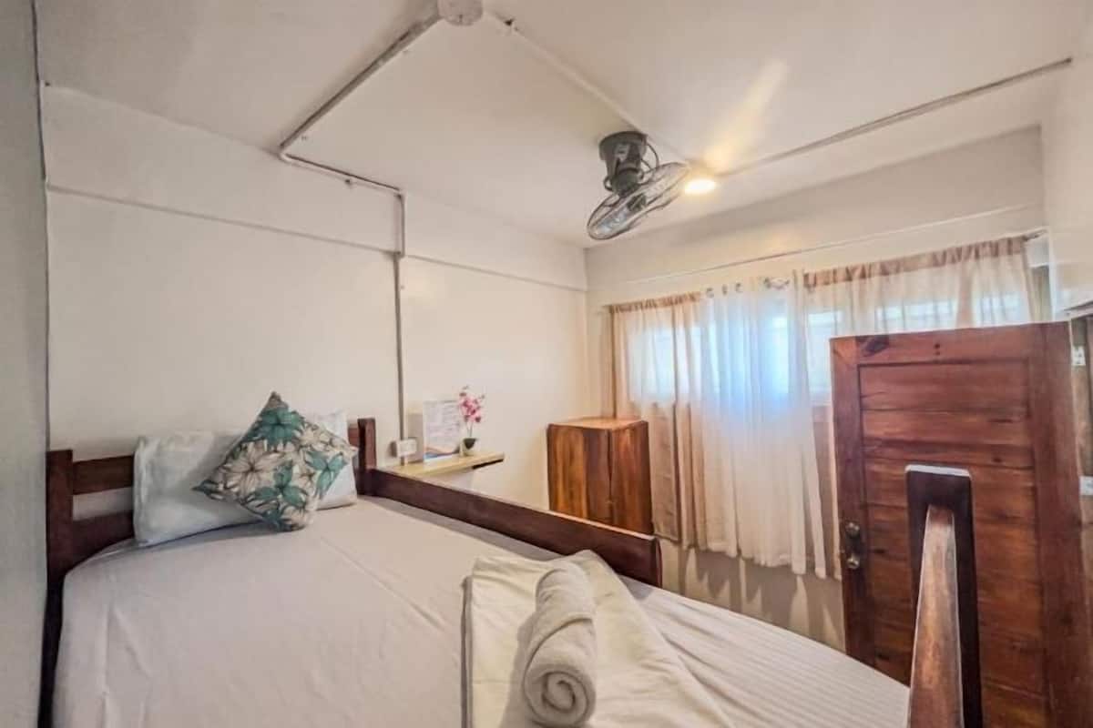 1 bedroom, individually furnished, blackout drapes, free WiFi
