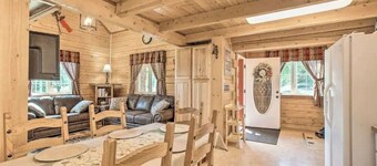 Northern Lights Escape: Authentic Log Cabin with Private Sauna Experience