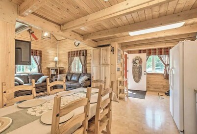 Northern Lights Escape: Authentic Log Cabin with Private Sauna Experience