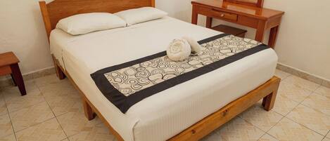 Standard Double Room | Desk, laptop workspace, WiFi (free), bed sheets