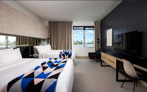 Standard Double Room, 2 Queen Beds | In-room safe, blackout drapes, iron/ironing board, free WiFi