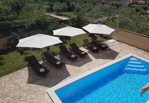 House - Holiday Houses, Villas Draga - With Pool (Pula)