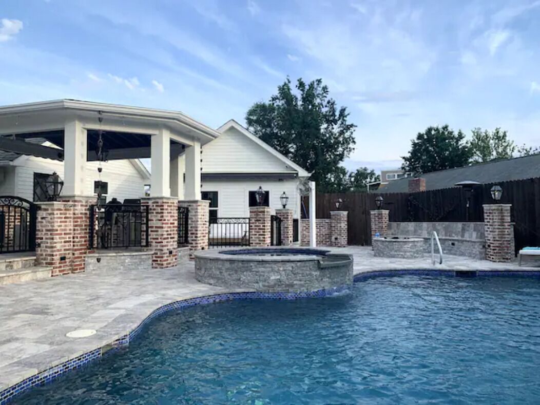 Spacious home minutes from Pensacola Beach with a private pool and free parking