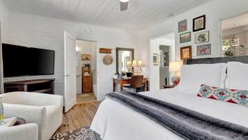 1 dormitorio, tabla de planchar con plancha, wifi y ropa de cama