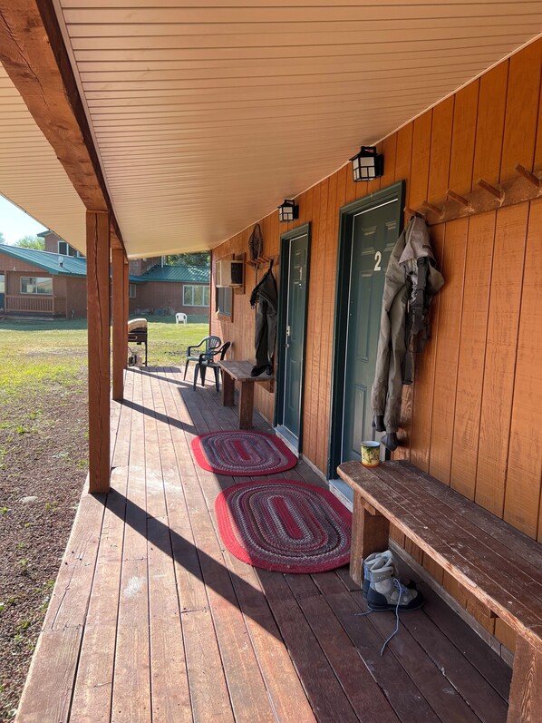 Terrace/patio - Cottage #2 at Three Mile (Big Horn County)