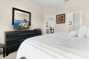 3 bedrooms, iron/ironing board, travel crib, free WiFi