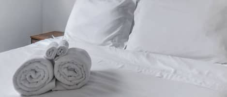 2 habitaciones, escritorio, wifi gratis y ropa de cama