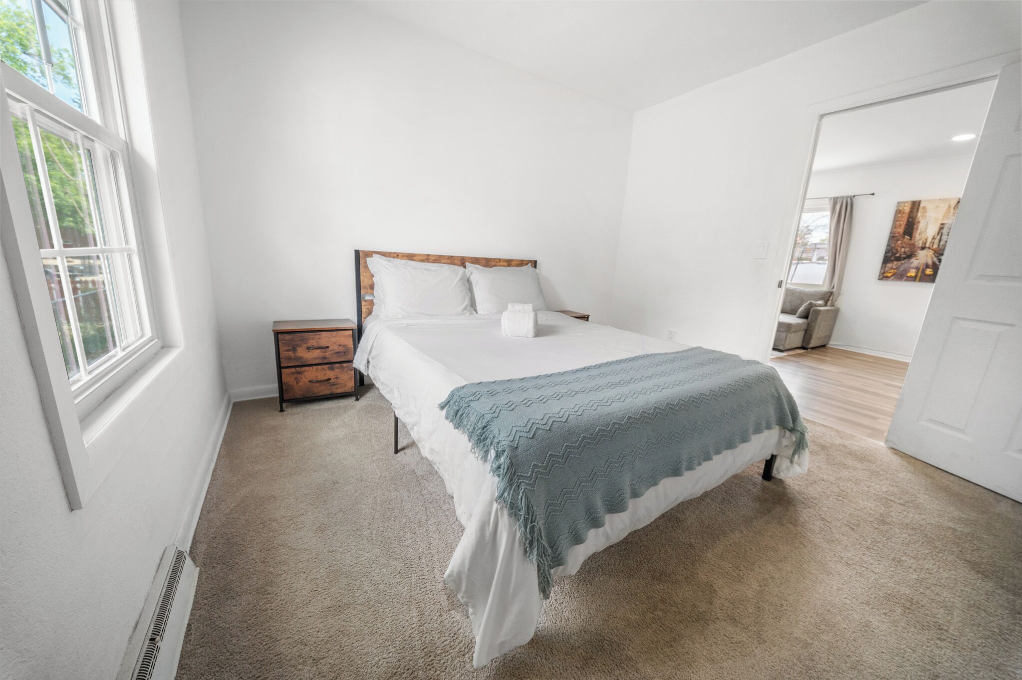 2 chambres, bureau, Wi-Fi gratuit, draps fournis