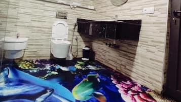 Suíte luxo | Banheiro | Toalhas de banho