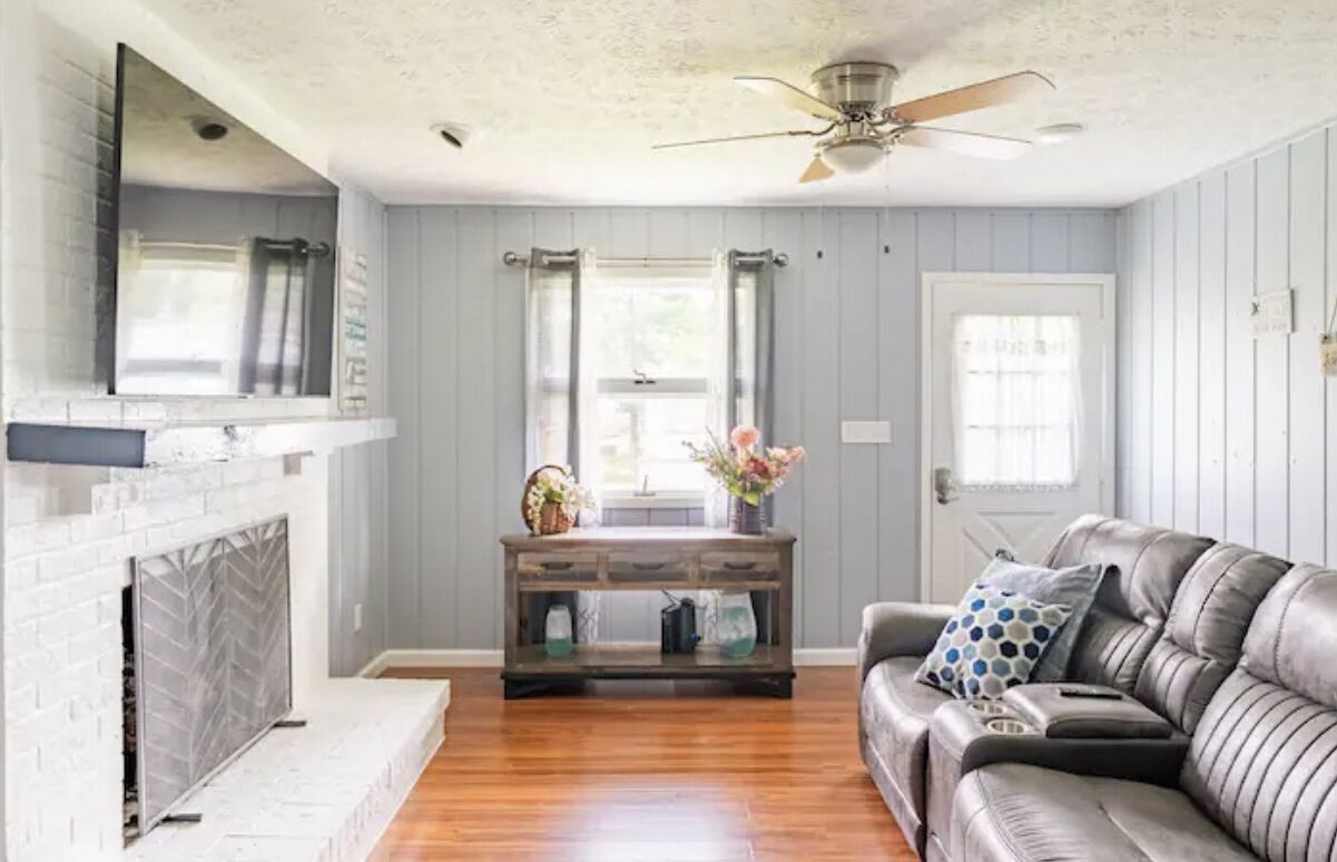 TV connectée, cheminée