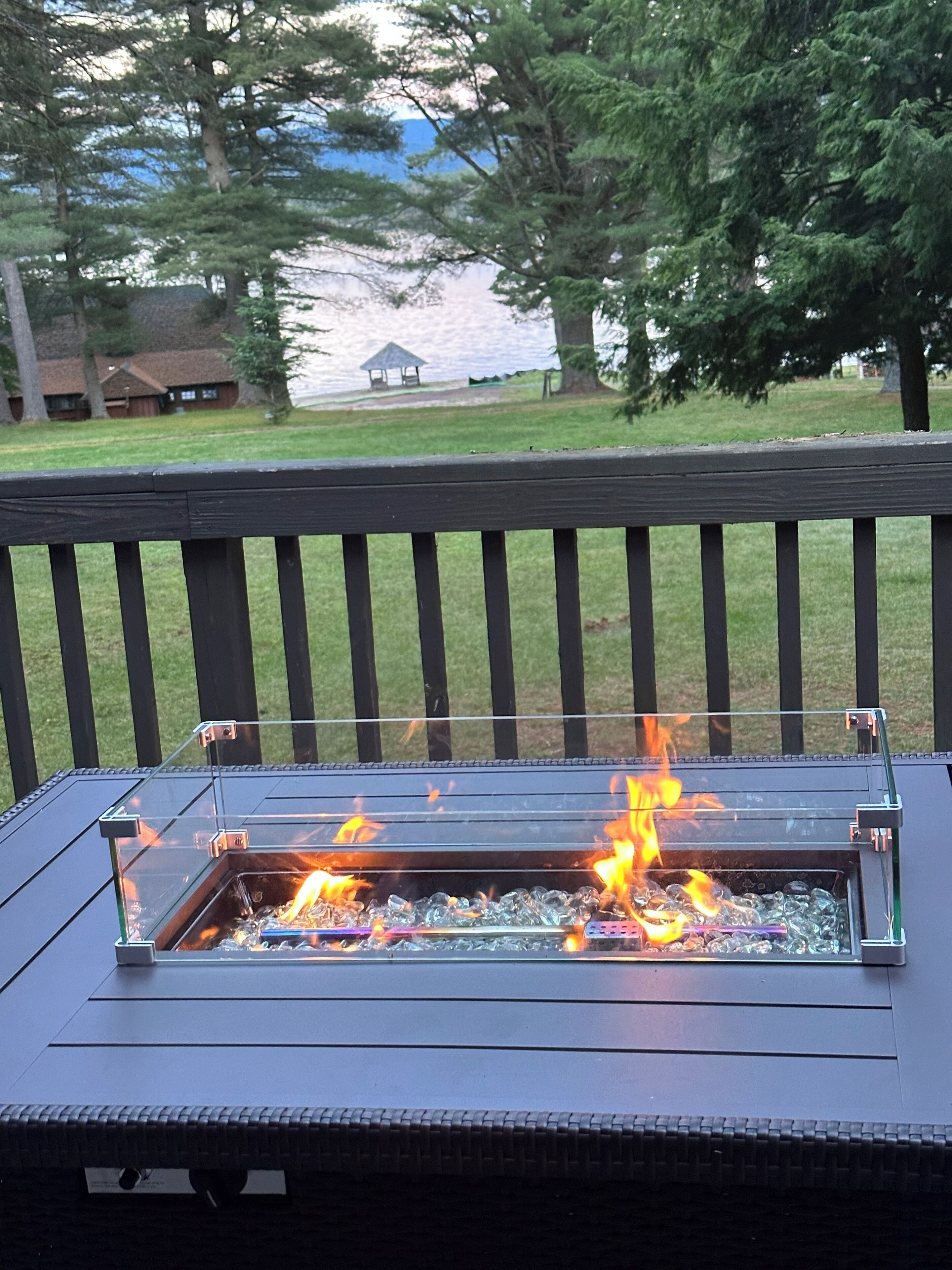 View of Fire Table on deck