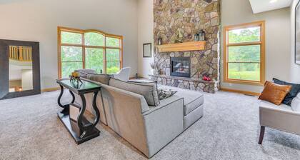 Riverfront Bliss in Rice Lake: Deck, Grill & Hike!