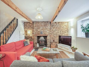 Fireplace - Weavers Cottage provides the perfect getaway for couples, friends and family. (Fence, near Pendle)