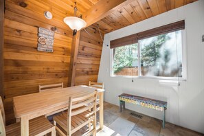 Cabana básico | Opções para refeição no quarto