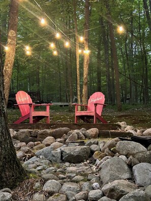 Property grounds - Cozy cabin just steps away from Upper Post Lake.  Pet friendly with a small fee! (Elcho)