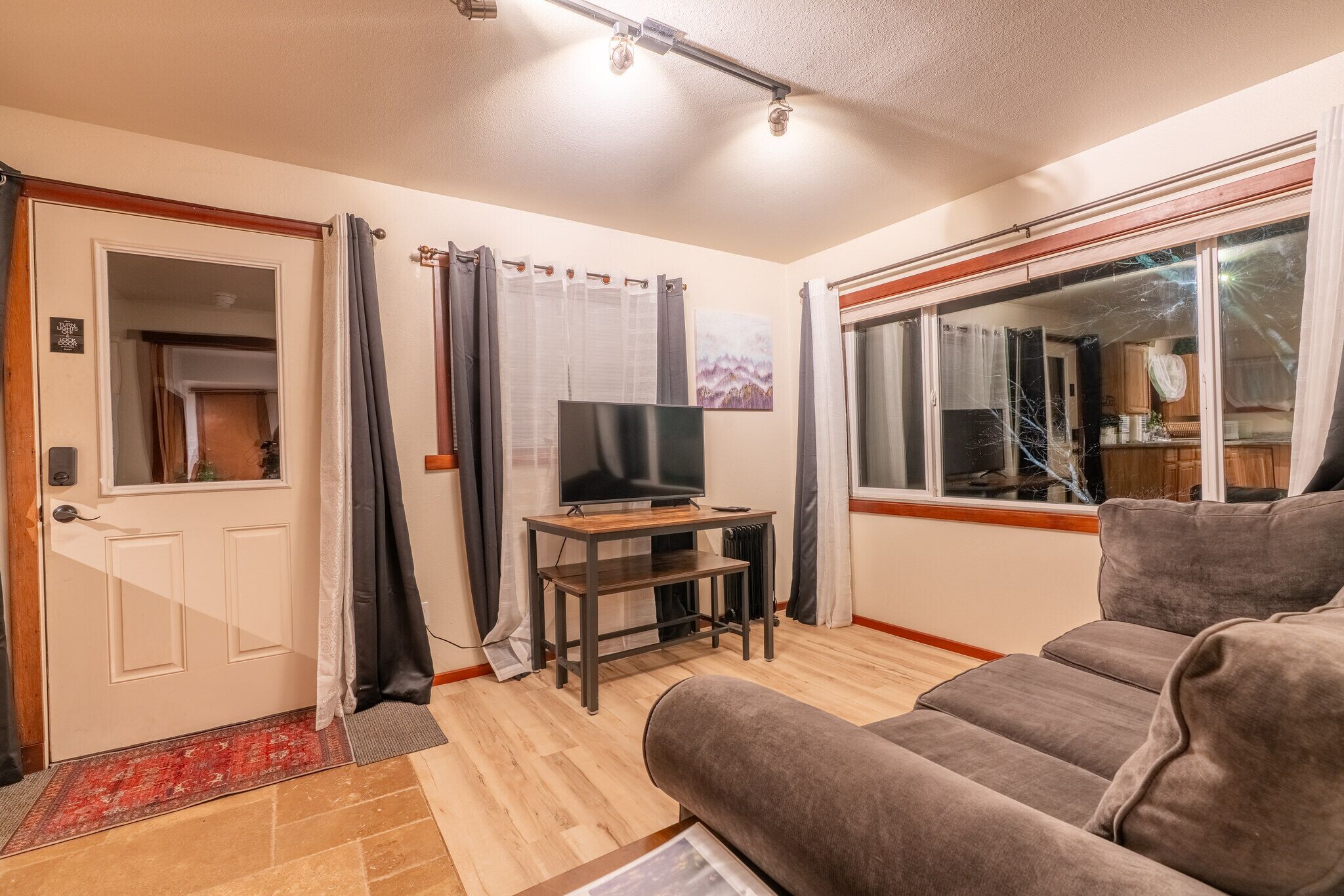 TV connectée, cheminée