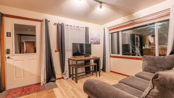 TV connectée, cheminée