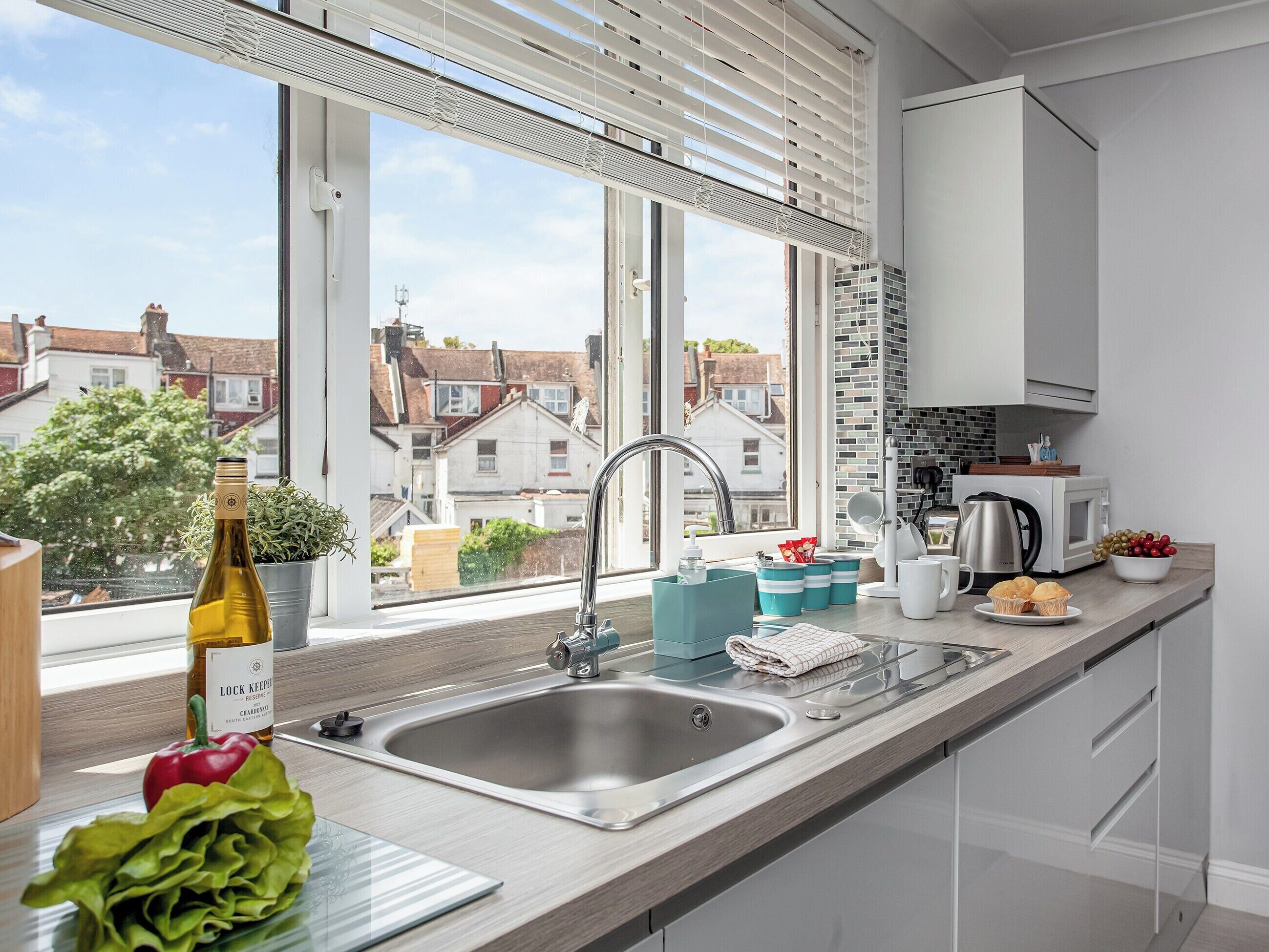 Dishwasher, highchair, cookware/dishes/utensils