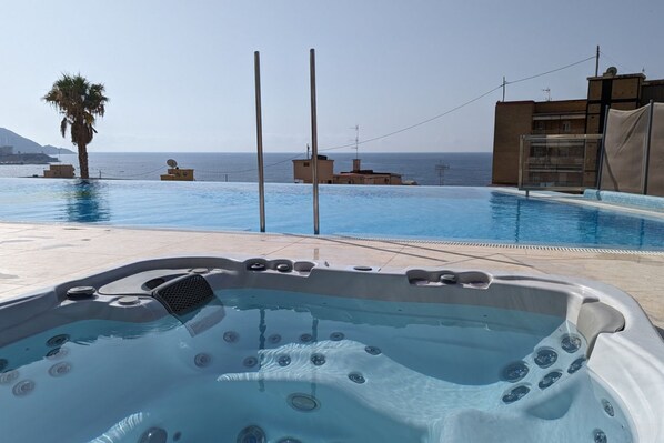 Una piscina climatizada