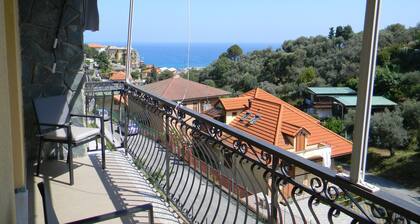 Sea view among the olive trees an oasis of peace sea view surrounded by greenery