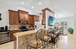 Fridge, microwave, oven, stovetop - Marco Island Family Retreat  (Marco Island)