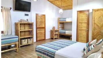 1 bedroom, bed sheets