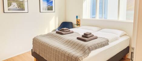 Standaard tweepersoonskamer, gemeenschappelijke badkamer | Gratis wifi, beddengoed