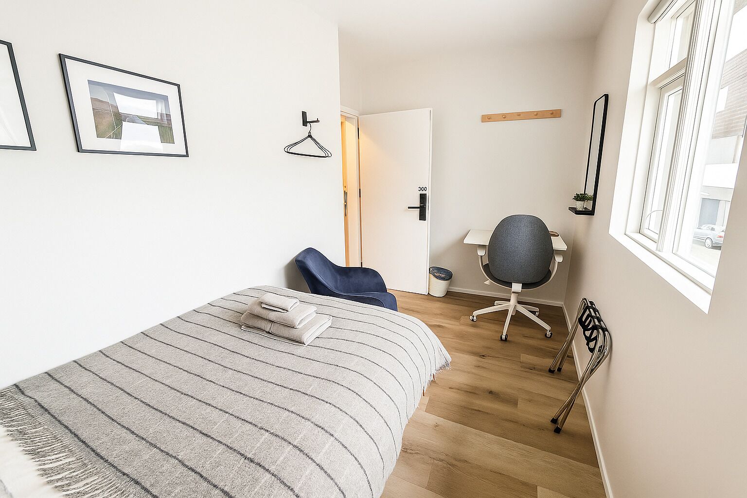 Standard enkelrum - delat badrum | Gratis wi-fi och sängkläder