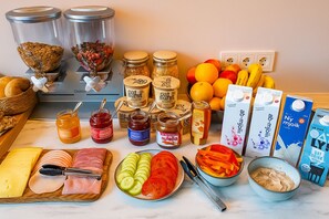 Kontinental frokost er inkludert hver dag