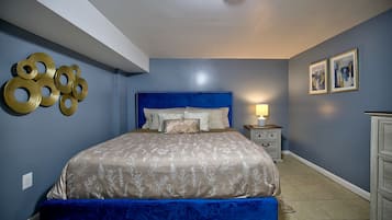 2 bedrooms, iron/ironing board, travel crib, WiFi