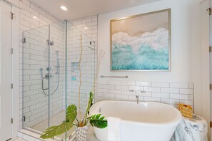 Combinazione doccia/vasca, asciugamani