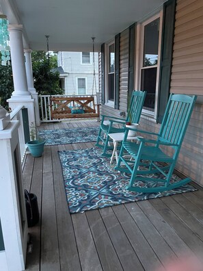 Terrace/patio - Private Room w Full Bath near LBI Long Beach Island West Creek Tuckerton Venues (Eagleswood)