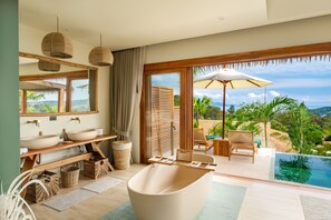 Deluxe Room, 1 Bedroom | Bathroom - Wild Cottages Elephant Sanctuary Resort (Koh Samui)