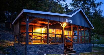 Sleeps 25! Book all 5 Lawrence`s Lakeside Cabins!