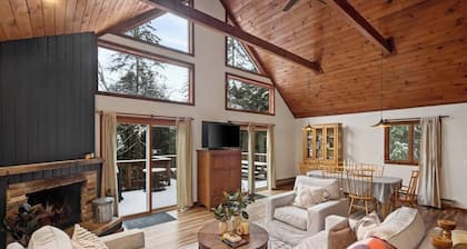 Cozy two-story cabin in woods of Southern Vermont