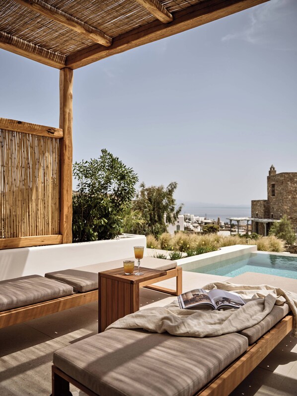Grande Sea View Suite With Plunge Pool | Terrasse/Patio