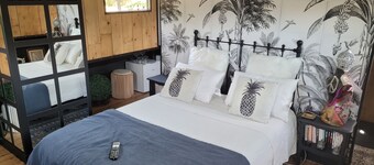 Chambre Dans une Péniche sur le Canal du Midi