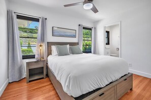 4 عدّة غرف نوم ومكواة/لوح كي وواي فاي وملاءات أسرّة