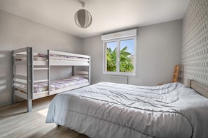 3 chambres, fer et planche Ă repasser, Wi-Fi gratuit