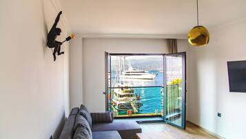 Blick von der Unterkunft