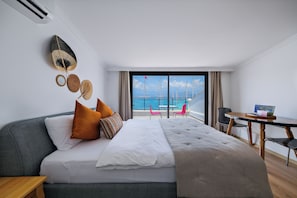 Luxury Studio | Egyptian cotton sheets, premium bedding, memory foam beds - Körfez Apart (Fethiye)