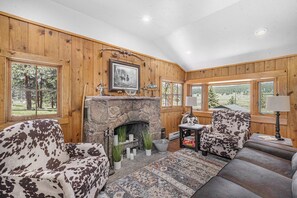 Ferienhütte, 2 Schlafzimmer | Wohnbereich
