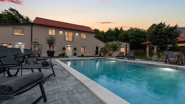 Una piscina climatizada